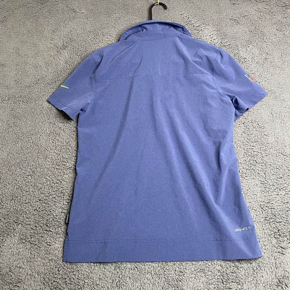 Nike NFL Seattle Seahawks Womens Dri Fit Golf Polo Wicking Stretch Preppy Size M - Picture 9 of 9